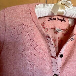Vintage Free People cardigan 3/4 sleeve